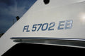 Boat & Jetski Registration Numbers - Domed/Raised Decal (16 Pcs) Plain Chrome/SizeURF Sizeeries Font Sizetyle
