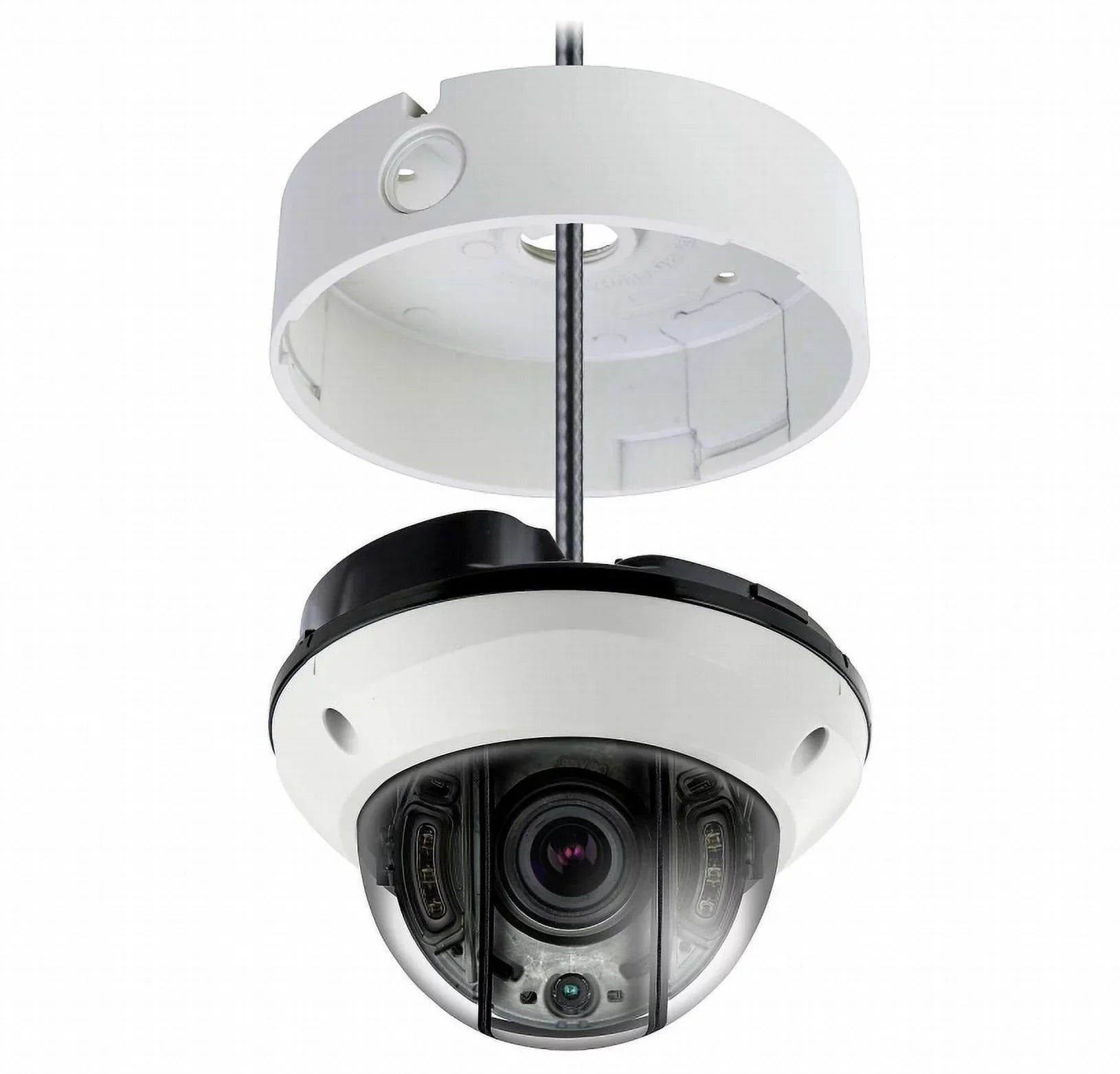 Eyemax Sizetorm Sizeeries TVI-M2664V 1080P HD-TVI Vandal DOME IR Camera 2.8-12mm Dual Power, Motorized ( Made In Korea )