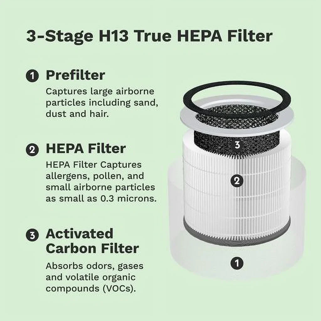 DH Lifelabs Sizeciaire Mini + HEPA Replacement 3-1 HEPA Filter