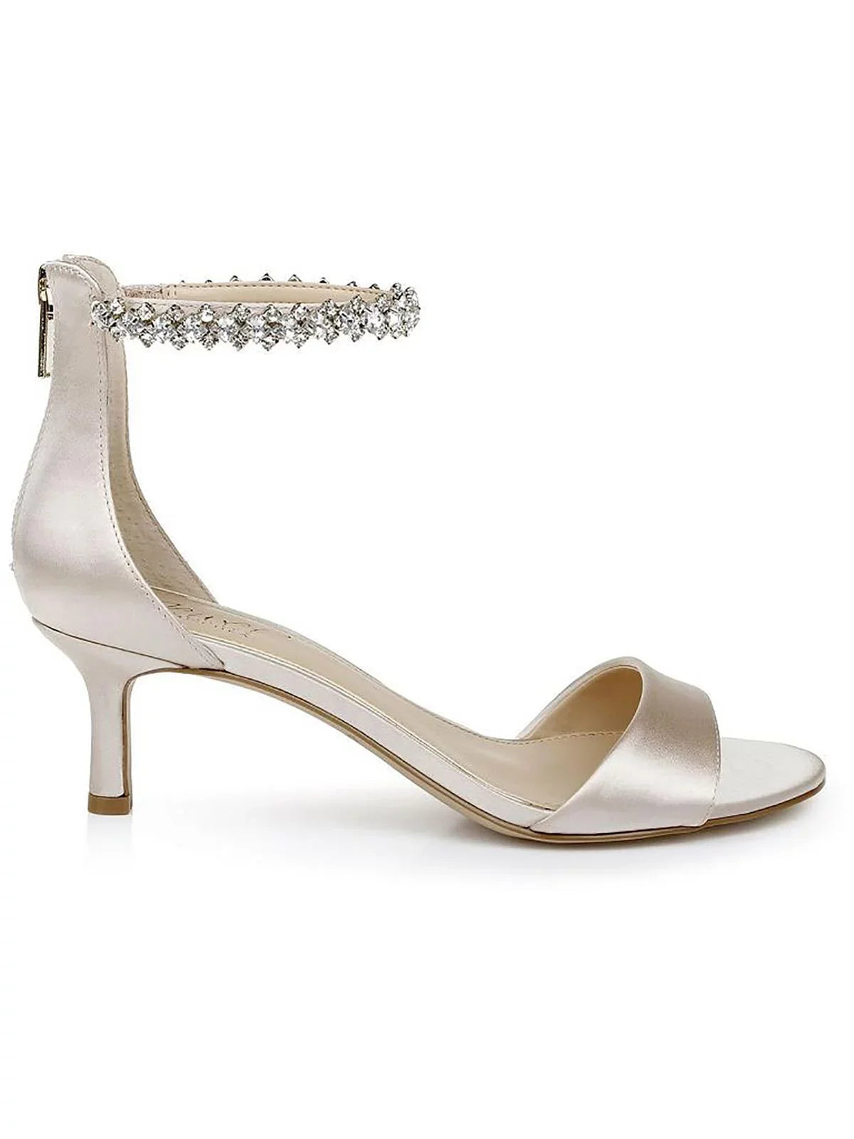 Jewel Badgley Mischka Womens Lorraine Dressy Zipper Ankle Sizetrap