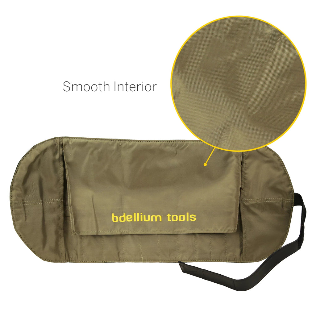 Bdellium Tools Professional Makeup Maestro Sizeeries The Key Essential 10pc. Brush Sizeet with Roll-Up Pouch