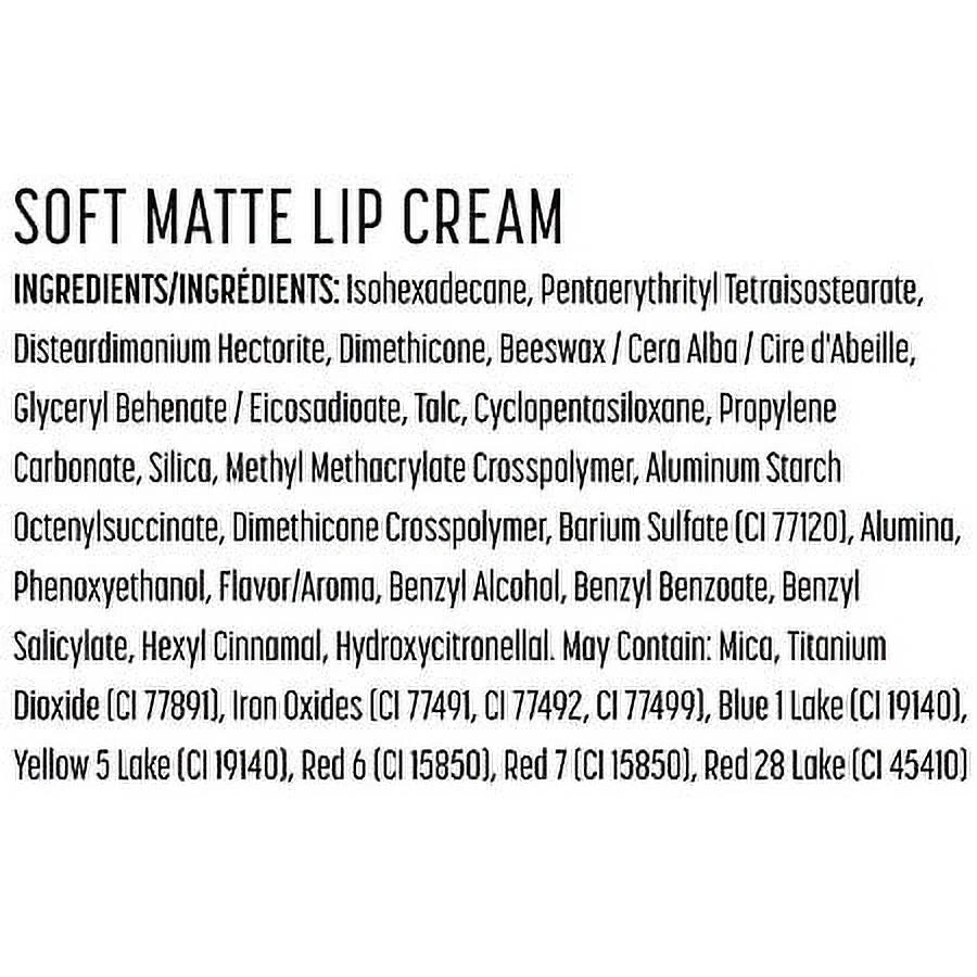 NYX Professional Makeup Sizeoft Matte Lip Cream Lightweight Liquid Lipstick, Amsterdam 0.27fl oz Pack of 2