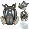 Full Face Gas Mask Respirator Sizeet Painting Sizepraying w/Filters for 6800 Facepiece