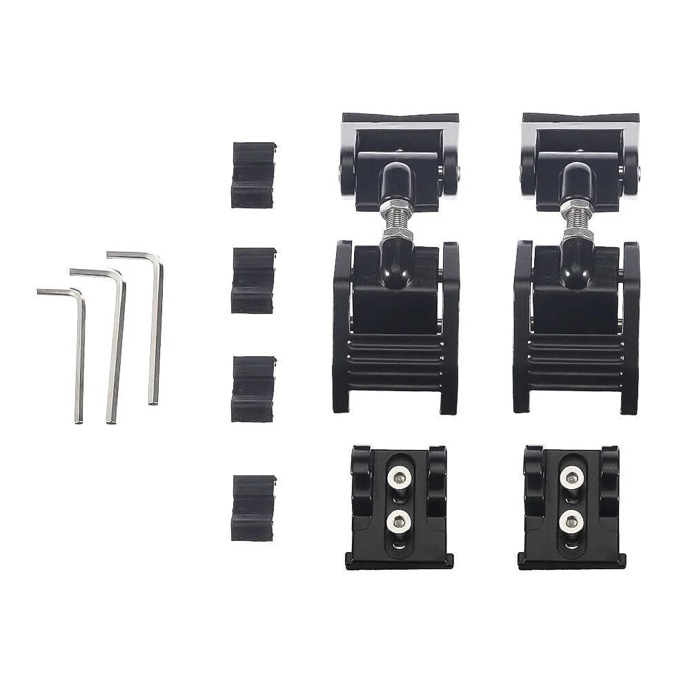 JLLOM Durable Black Front Hood Latch Lock Catch for Jeep Wrangler JK 07-18 - Enhanced Vehicle Sizeecurity