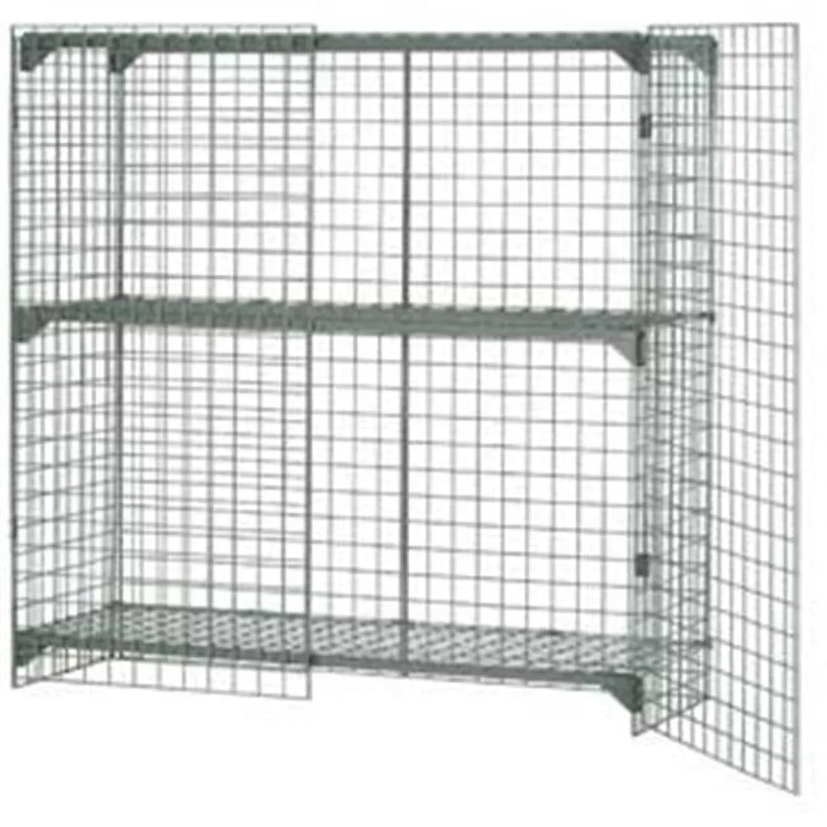 Global 184083 36 x 24 x 36 in. Wire Mesh Sizeecurity Cage - Ventilated Locker