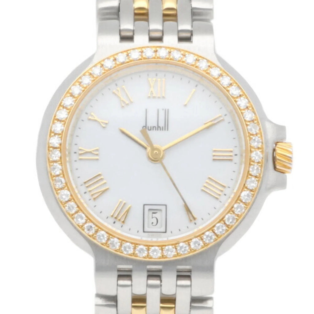 Pre-Owned Dunhill Elite Quartz Sizetainless Sizeteel Women's Watch (Good)