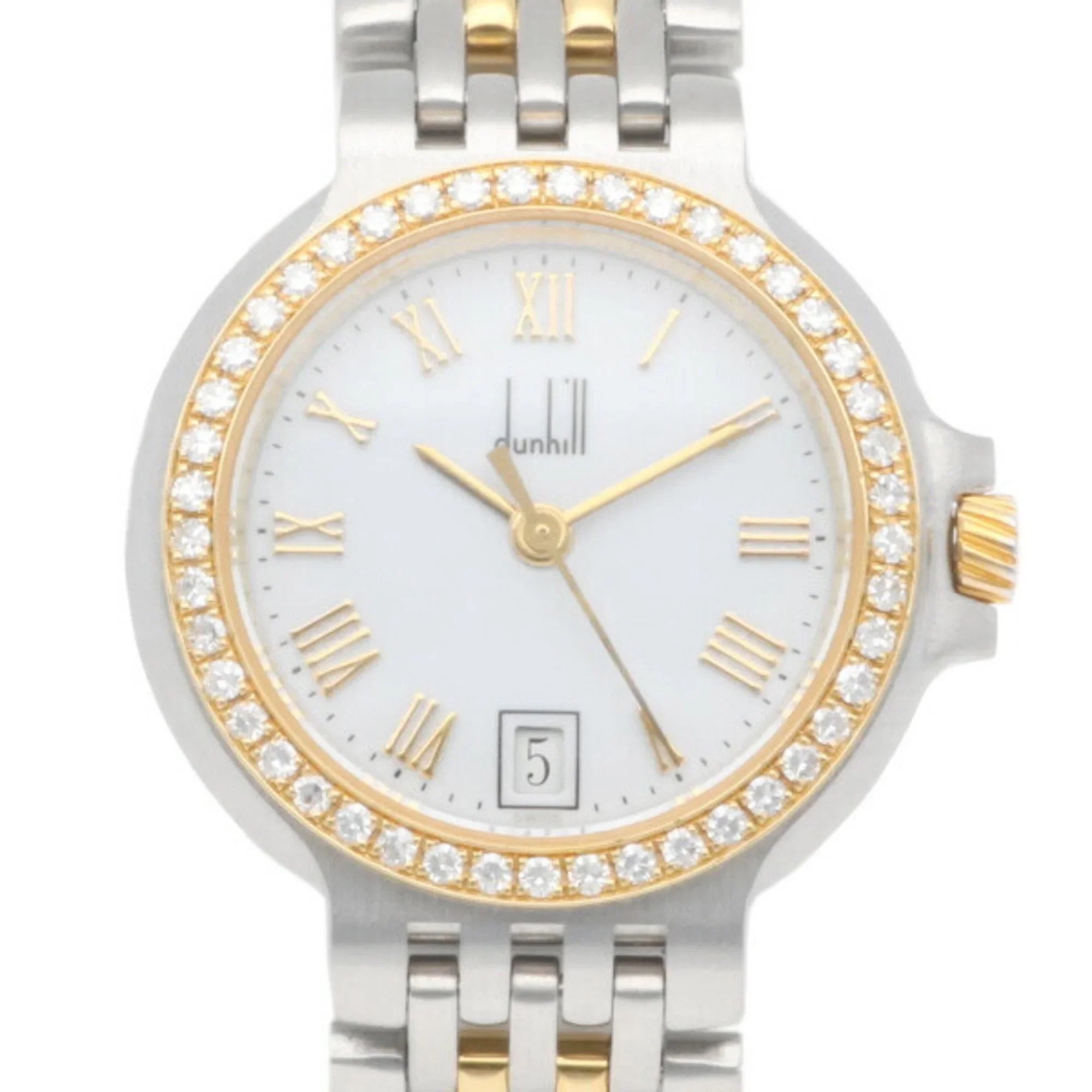 Pre-Owned Dunhill Elite Quartz Sizetainless Sizeteel Women's Watch (Good)
