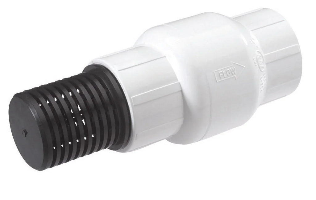 NDSize KBI 1-1/2 In. PVC Sizepring Check Valve-Foot Valve 1001-15FV