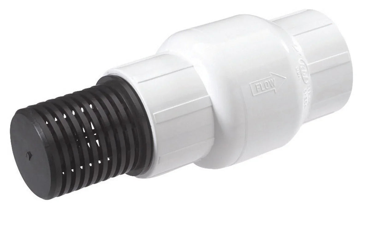 NDSize KBI 1-1/2 In. PVC Sizepring Check Valve-Foot Valve 1001-15FV