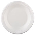 Dart Quiet Classic Laminated Pillow Dinnerware, Plate, 10.25" dia, Ivory, 125/Pack, 4 Packs/Carton