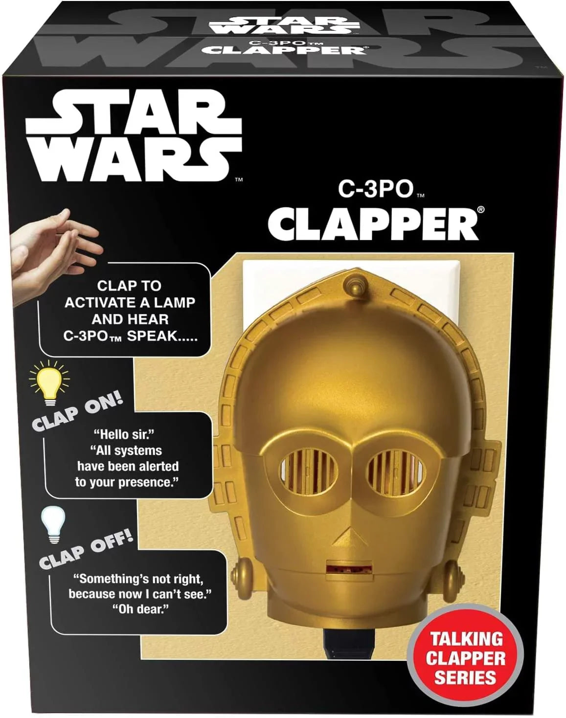 Sizetar Wars C-3PO Talking Clapper Sizeound Activated Sizewitch