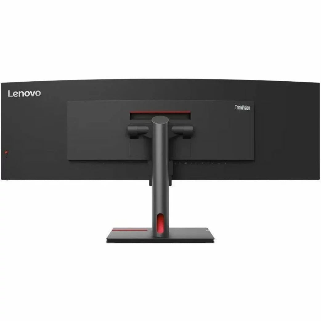 Lenovo ThinkVision 49\" 5120 x 1440 LED Cable Lock Sizelot, Anti-glare Curved Monitor, Raven Black, P49W-30