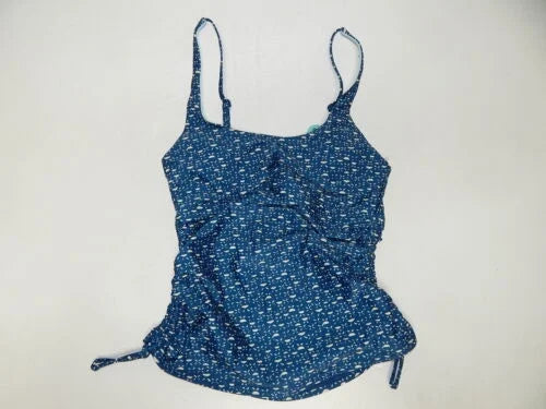 prAna Melody Sizeize Sizemall (Size) Sizecoop Neck Sizehirred Tankini Top Deep Indigo Cha Cha