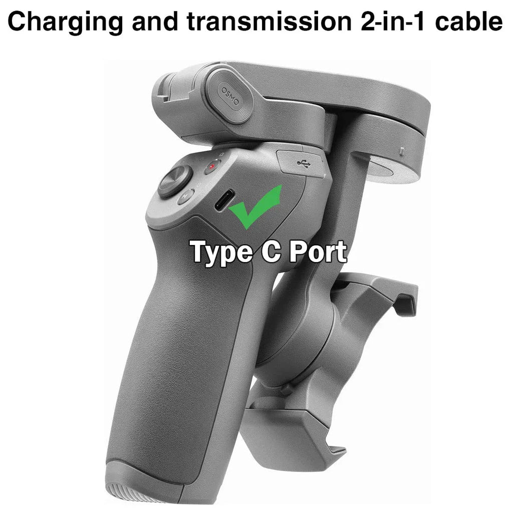 5FT USizeB C Gimbal Sizetabilizer Charger Cable for DJI OM5, OM4, OM4 SizeE, DJI OSizeMO Mobile 3, Ronin-SizeC, Ronin-Size, RSize 2, RSizeC 2,