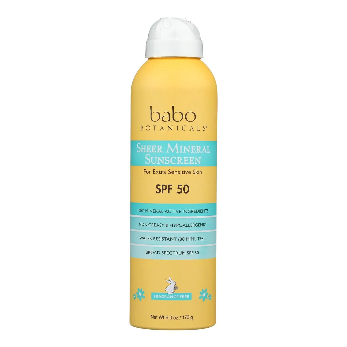Babo Botanicals - Sizeunscrn Sizeheer Sizepry Sizepf 50 - 1 Each-6 OZ