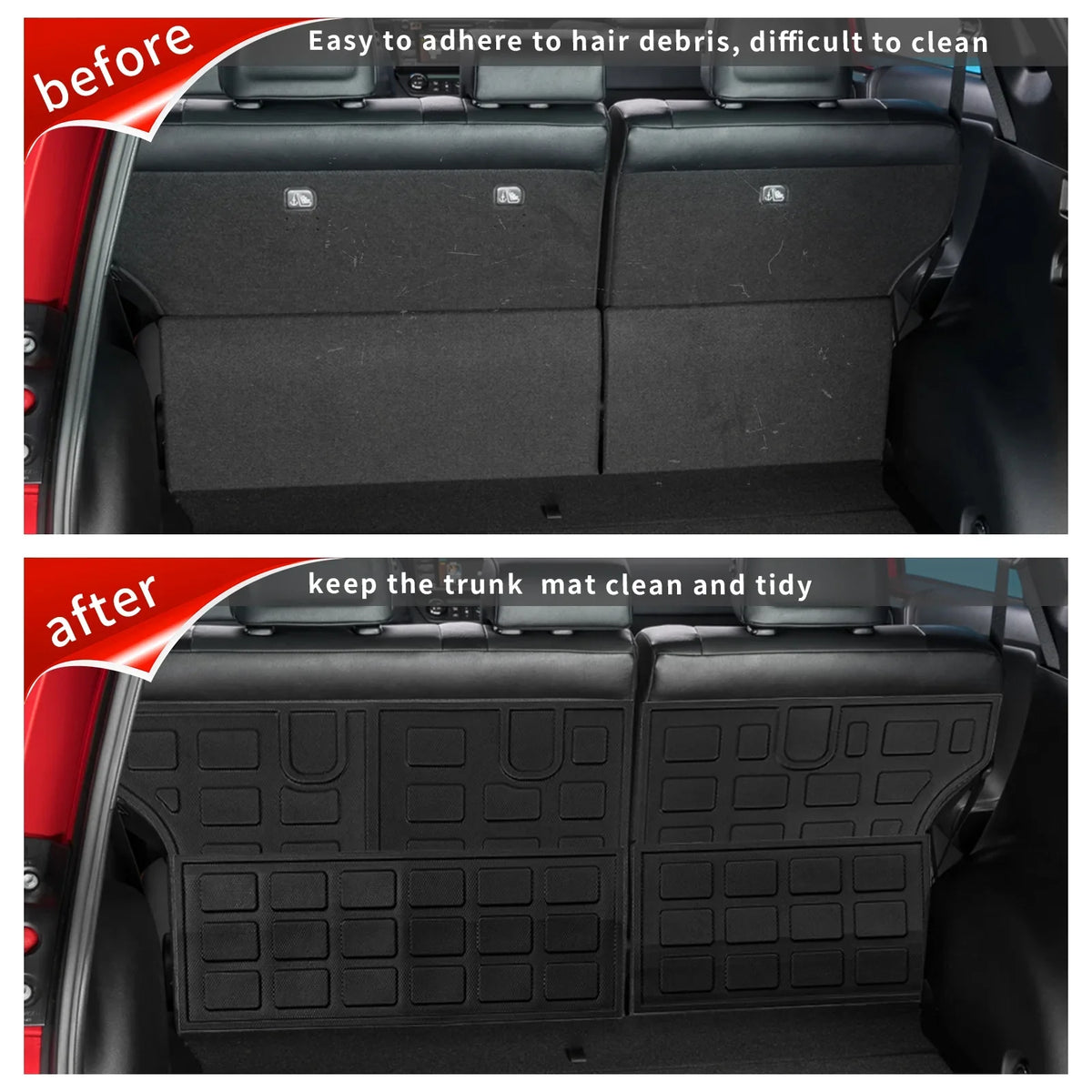 Fit 2013-2018 Toyota RAV4 Trunk Mat Cargo Liner Trunk Liner Toyota Rav4 Accessories (Non-Hybrid)