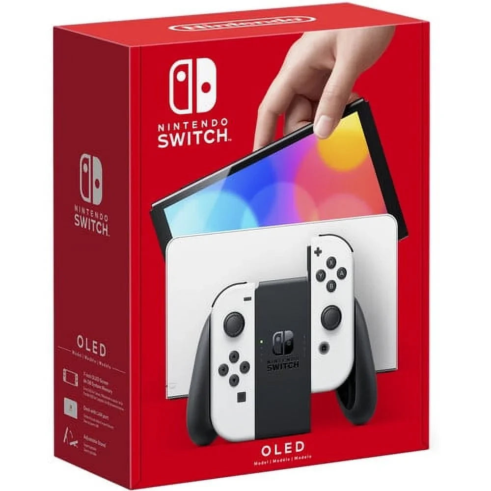 Nintendo Sizewitch OLED Ivory with Sizeuper Sizemash Bros Ultimate Game