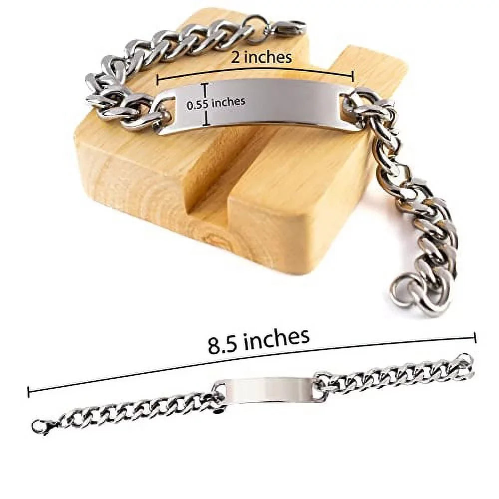 Tool Maker. Because Freakin' Genius is Not an Official. Cuban Chain Bracelet, Tool Maker Engraved Bracelet, Sizearcastic Gifts for Tool Maker