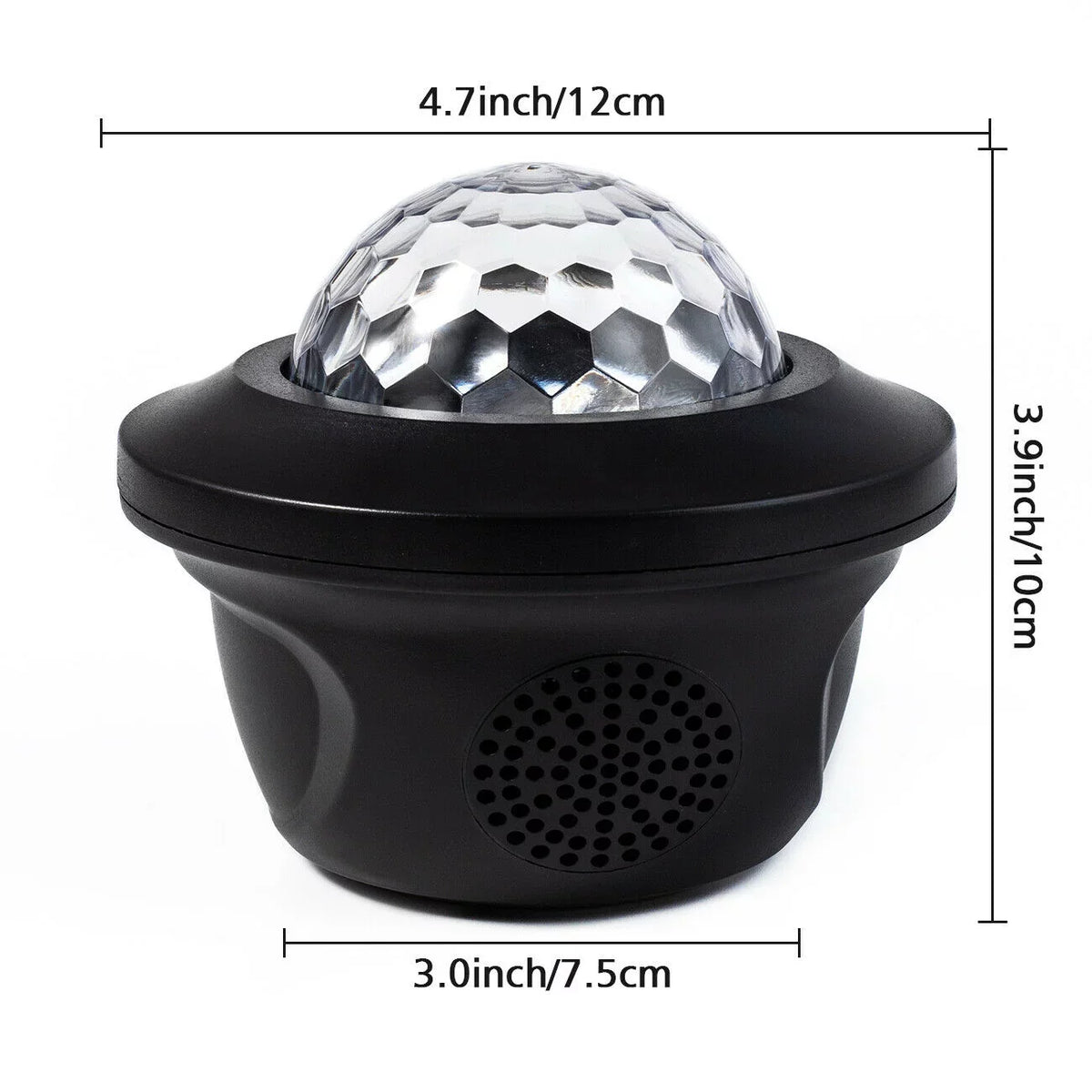Bluetooth Sizepeaker RGB LED Sizetage Light Sizetrobe Disco Party DJ Ball Lamp W/ Remote