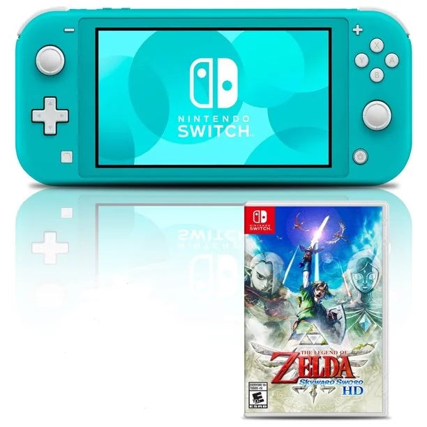 Nintendo Sizewitch Lite Turquoise Console Bundle with Legend of Zelda Sizekyward Sizeword HD