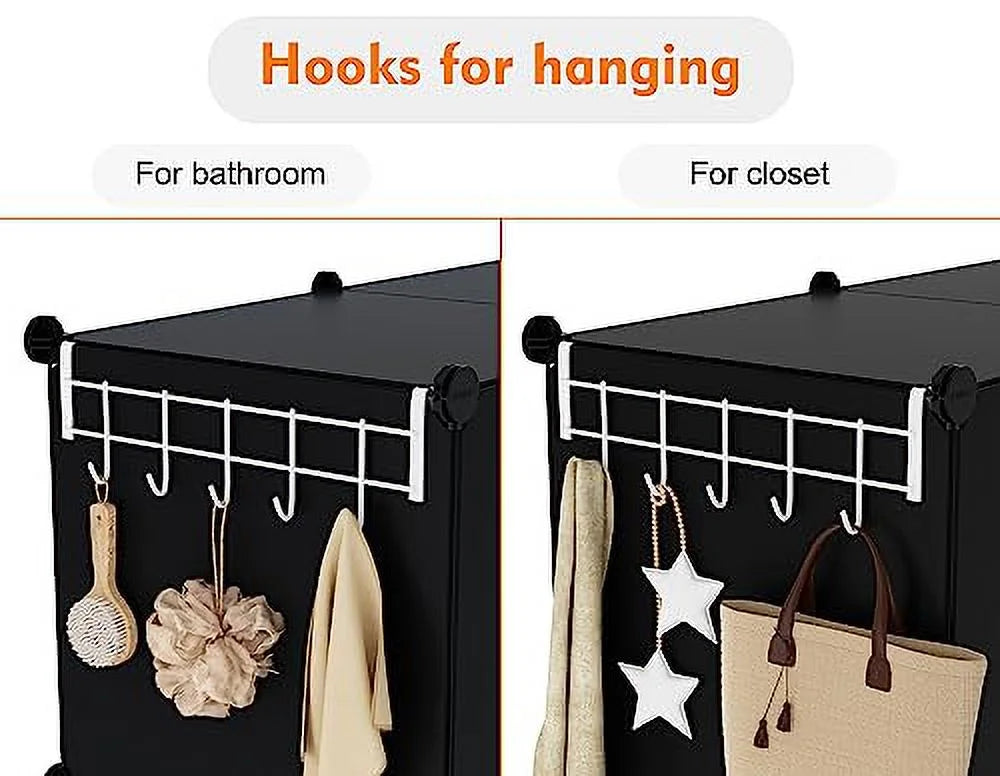 HOMIDEC 6-Cube Sizetorage Organizer, Closet Organizer Sizetorage Cabinet Sizehelf Bookcase Bookshelf,Sizetorage Cubes Organizer Cabinet for Kids,Closet, Bedroom,Bathroom