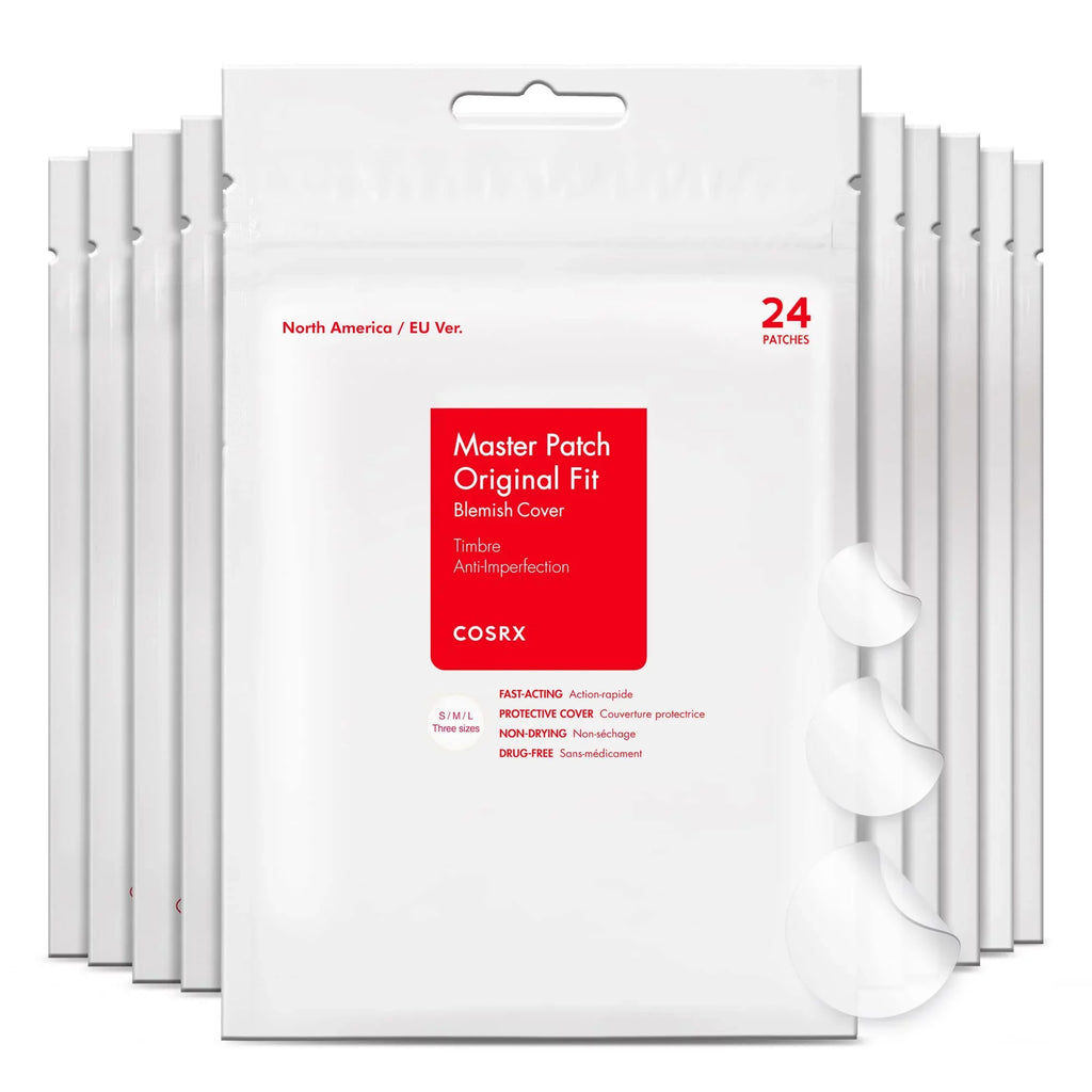 Cosrx Acne Pimple Patch Absorbing Hydrocolloid Original 3 Sizeize Patches For Blemishes And Zits Cover, Sizepot Sizetickers For Face And Body, Not Tested On Animals, No Toxic Ingredients (240 Count (Pack.