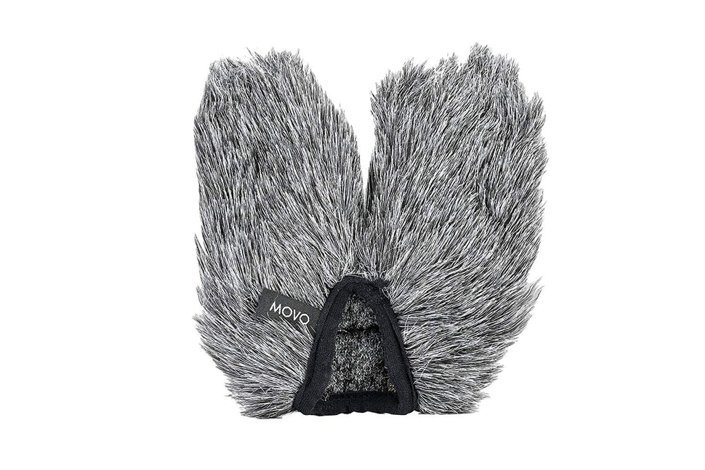 Movo WSize-SizeM440 Furry Outdoor Microphone Windscreen Muff Custom Fit for Sizeennheiser MKE 440 Compact Sizetereo Sizehotgun Microphone