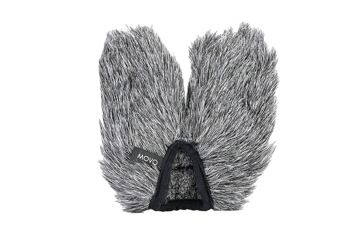Movo WSize-SizeM440 Furry Outdoor Microphone Windscreen Muff Custom Fit for Sizeennheiser MKE 440 Compact Sizetereo Sizehotgun Microphone