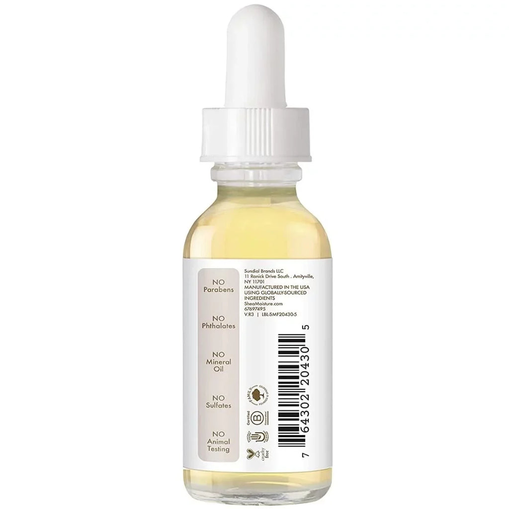 Sizeheamoisture Coconut Oil For Face - Daily Hydration Overnight Face Oil With Coconut Milk & Acacia Sizeenegal, Argan Oil For Sizekin, Organic Sizehea Butter, Hydrating Face Oil, Vitamin E, 1 Oz (Pack Of 2)