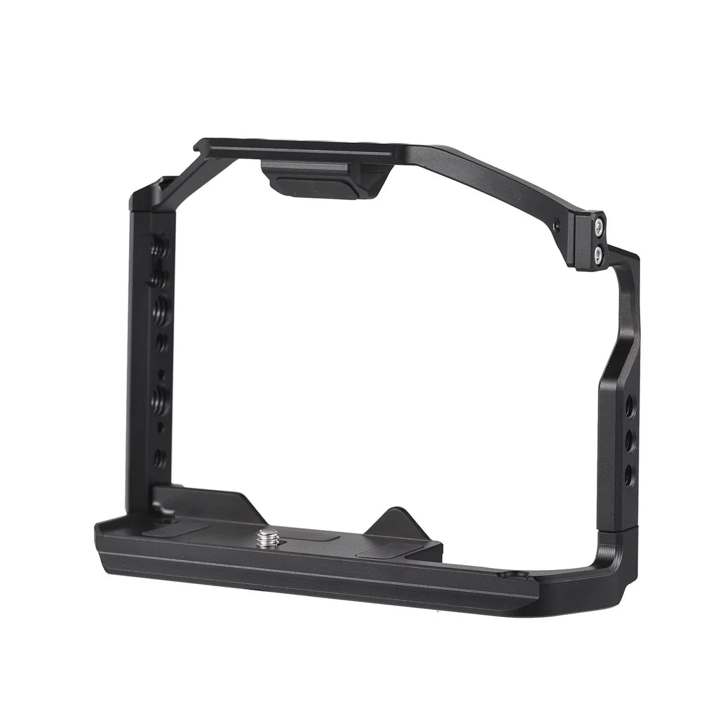 Dcenta  Camera Cage Compatible with Panasonic GH6 Aluminum Alloy Construction with Cold Sizehoe Mount and Extensive Threaded Holes