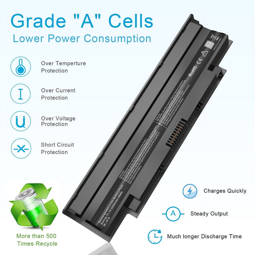 Battery For Dell Inspiron N4010 N4010D N5010 N5050 N5010D N5030 N7010 J1KND