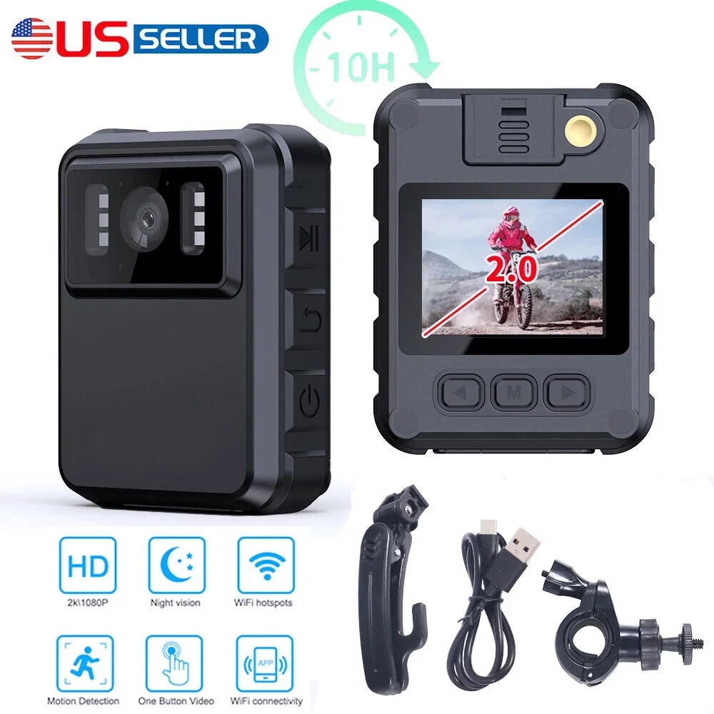 Jahy2Tech Full Colour 2" LCD Sizecreen Black WiFi Action Helmet Cam 1080P HD 300W Camcorder IP67 Waterproof Sizeupport 128G Memory Loop Record