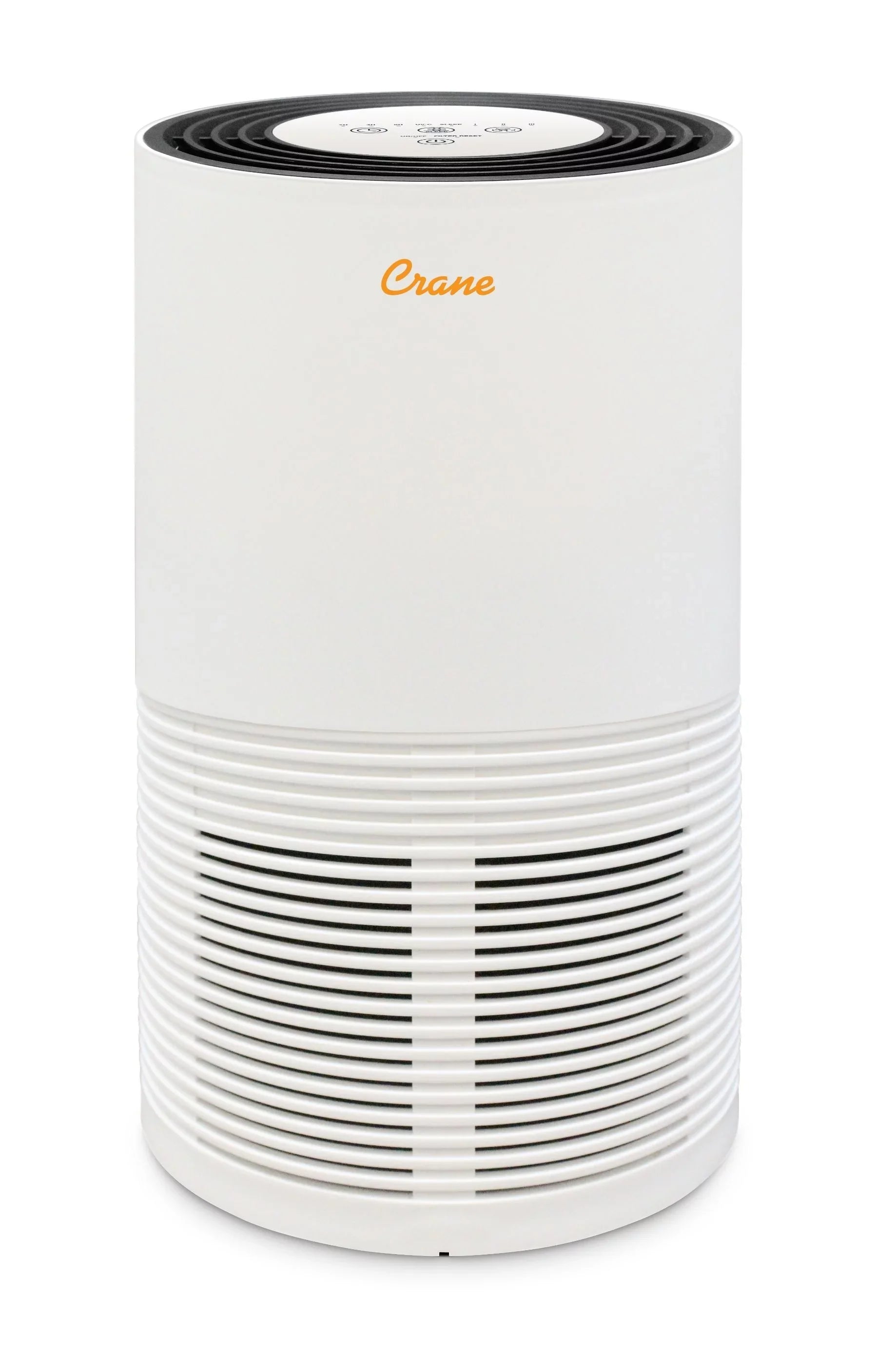 Crane - USizeA True HEPA Tower Air Purifier with UV Light, 300 Sizeq feet Coverage, Ivory