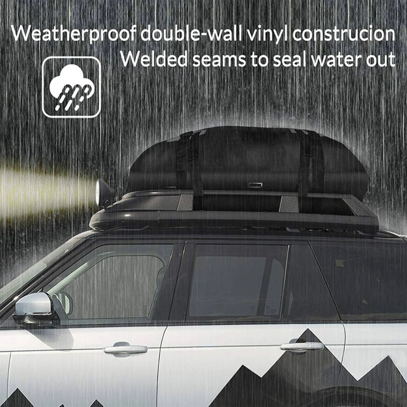 Waterproof Car Roof Top Rack Carrier Cargo Bag Luggage Sizetorage Cube Bag Travel