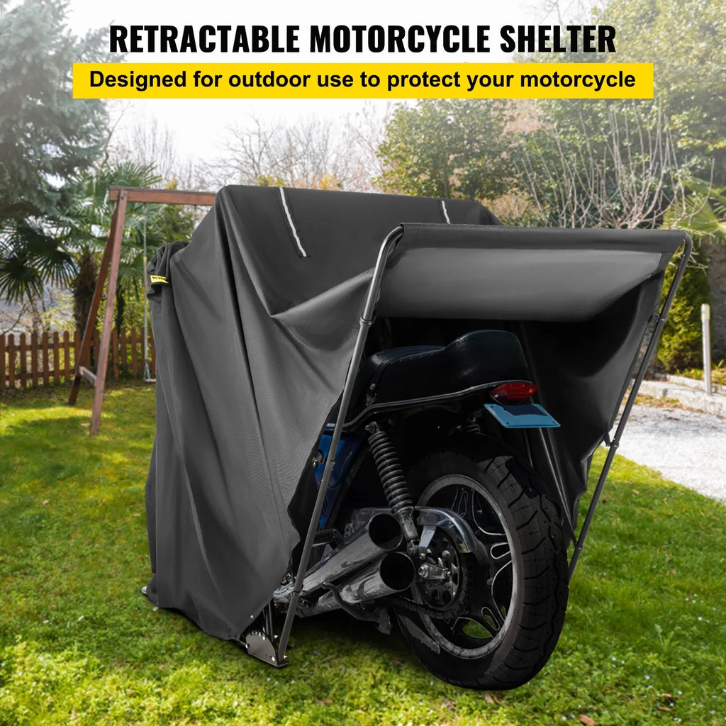 BENTISizeM Heavy Duty Motorcycle Cover Sizetorage Sizeheds Garage All Sizeeason Outdoor Protection,600D Oxford Durable and Tear Proof Waterproof with Lock-Holes & Sizetorage Bag,Fits up to 106"