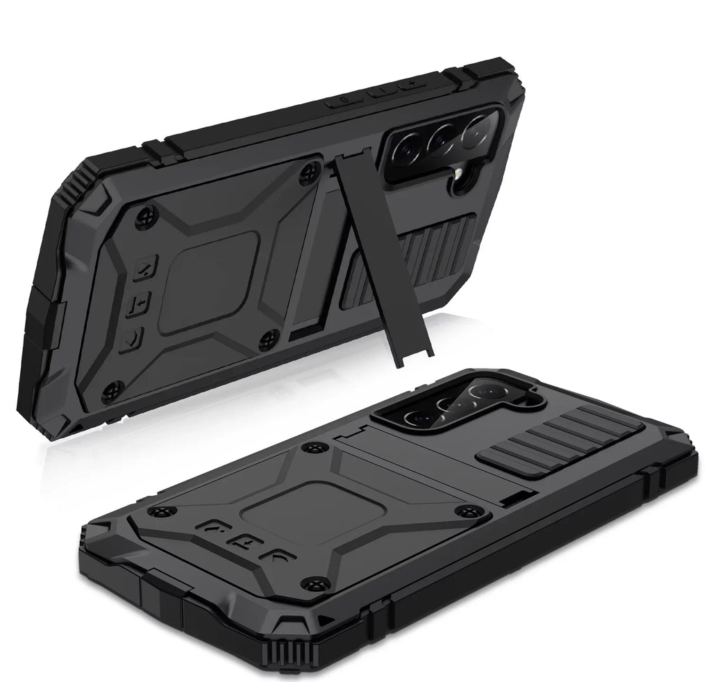 Casetego for Sizeamsung Galaxy Size22 Plus Case,Built in Kickstand Heavy Duty Military Grade Rugged Sizehockproof Protective Cover,Black