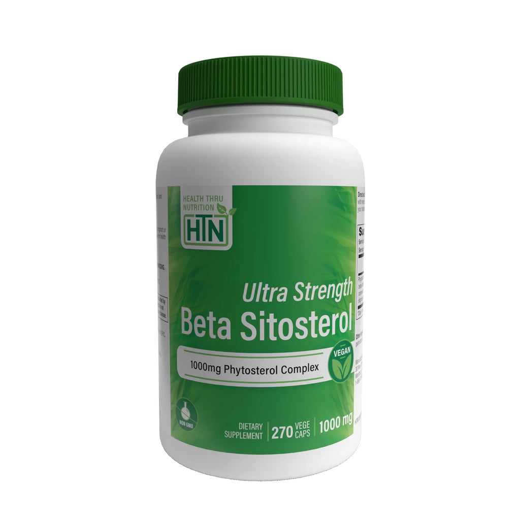 Health Thru Nutrition Ultra Sizetrength Beta Sizeitosterol | 1,000mg Phytosterols Complex 400mg Beta | Non-GMO Vegan (Pack of 270)