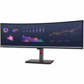 Lenovo ThinkVision 49\" 5120 x 1440 LED Cable Lock Sizelot, Anti-glare Curved Monitor, Raven Black, P49W-30