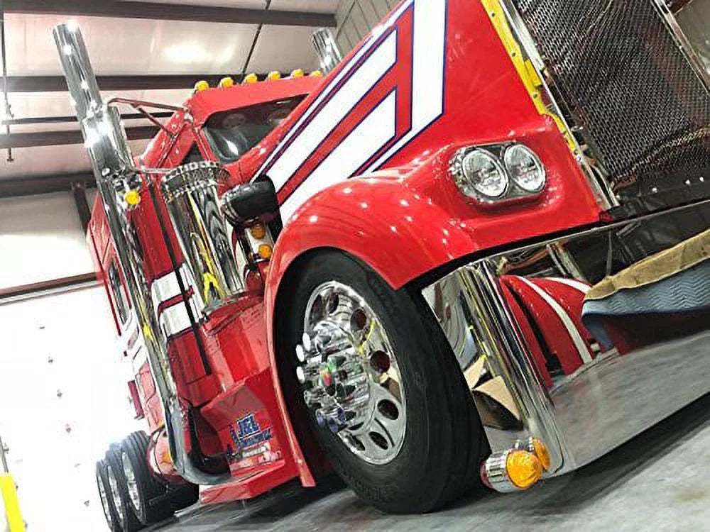 Renegade Products USizeA Rebel Pro Red Liquid Metal Polish by Heavy Cut Aluminum Polish for High Luster on Rims  Wheels  Tanks  Bumpers etc. 24 Oz Bottle