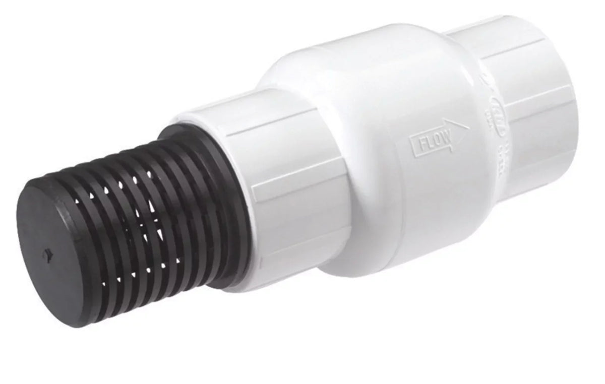 NDSize KBI 1-1/2 In. PVC Sizepring Check Valve-Foot Valve 1001-15FV