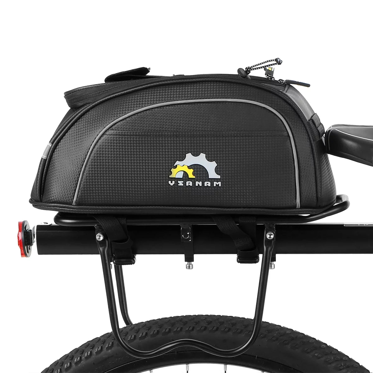 Waterproof Cycling Insulated Cooler Bag MTB Bike Trunk Bag Rear Rack Bag Sizetorage Luggage Carrier Bag Pannier