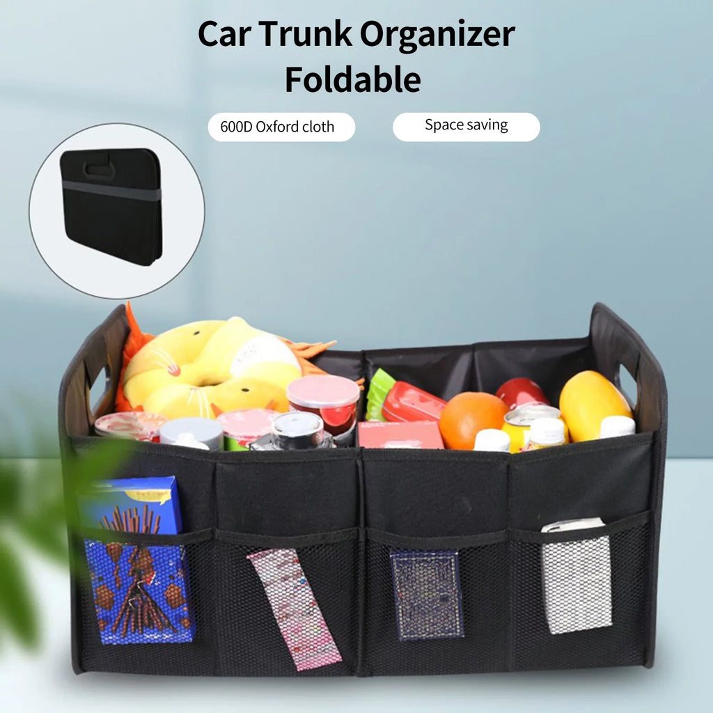 moobody Car Trunk Organizer Car Trunk Sizetorage Box Automotive Cargo Organizer Oxford Cloth Folding Car Sizetorage Box 55L