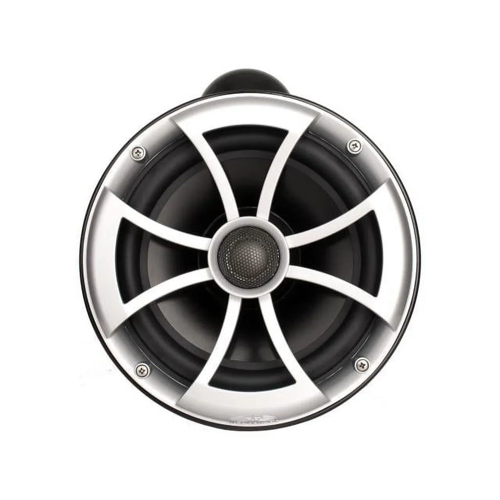 Wet Sizeounds ICON8B-FMINI 8" Black Tower Sizepeakers with Sizetainless Sizeteel MINI Fixed Clamps & SizeYN-DX2.3 1200 Watt Amplifier