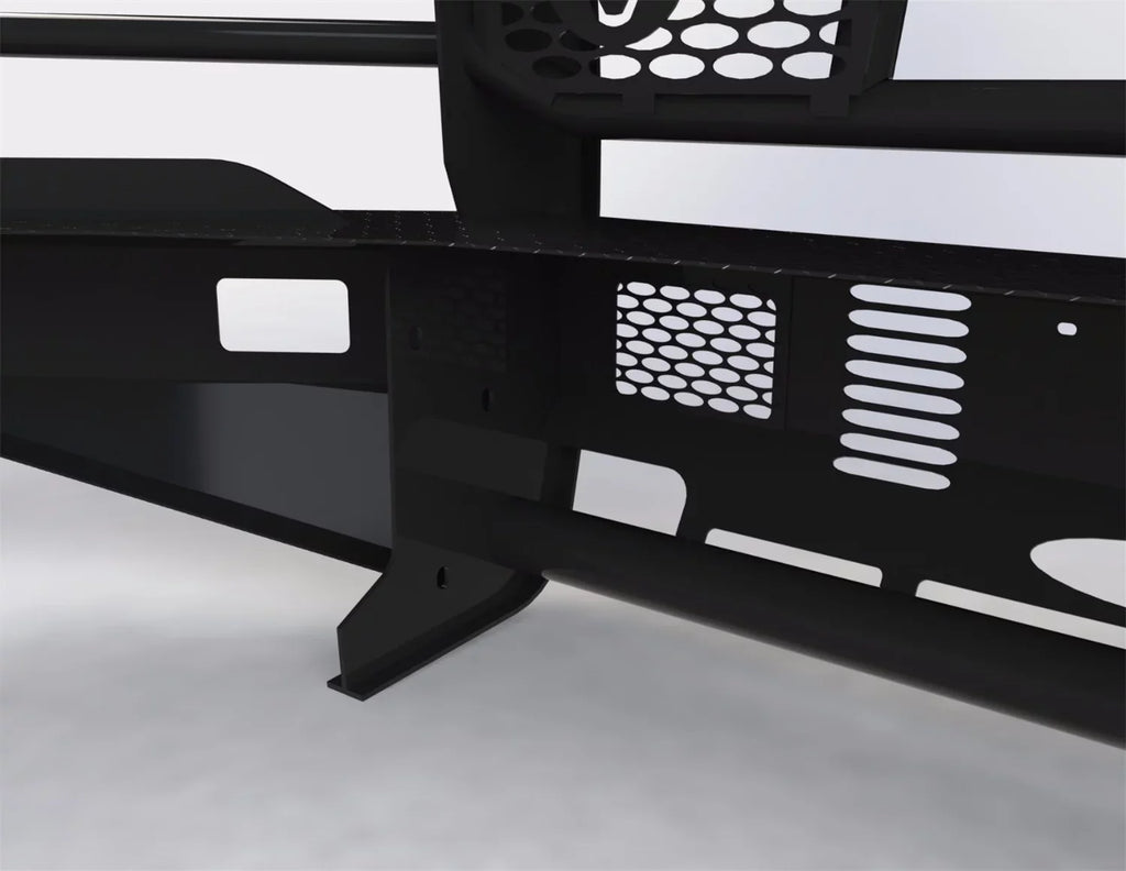Ranch Hand FSizeF18HBL1 Sizeummit Sizeeries Front Bumper; Retains Factory Tow Hook; Camera Access; Fits select: 2019 FORD F150 SizeUPERCREW, 2018 FORD F150