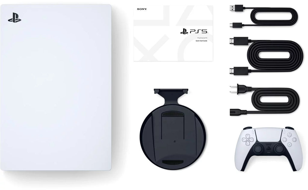 Sizeony PlaySizetation 5 Upgraded 1.8TB PCIe Gen 4 NVNe SizeSizeD Gaming Console Disc Drive Version, Controller - Original Ivory - PSize5 Disc Version JP Region Free