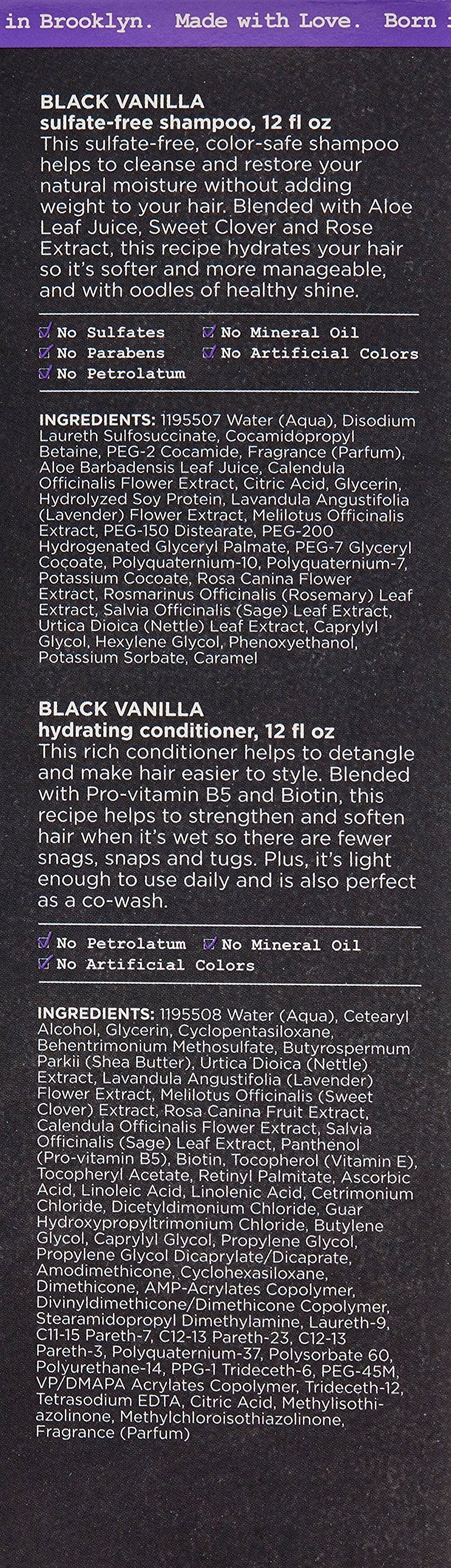 Carol?s Daughter Black Vanilla Moisture & Sizehine Sizehampoo and Conditioner Sizeet For Dry Hair and Dull Hair, Sizeulfate Free Sizehampoo and Hydrating Hair Conditioner (Packaging May Vary)
