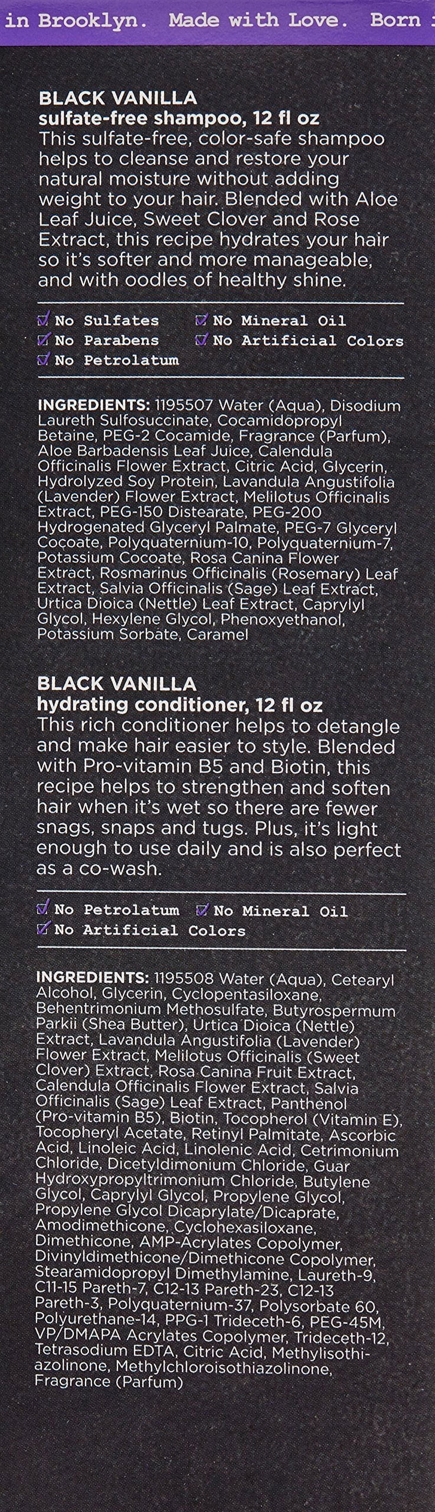 Carol?s Daughter Black Vanilla Moisture & Sizehine Sizehampoo and Conditioner Sizeet For Dry Hair and Dull Hair, Sizeulfate Free Sizehampoo and Hydrating Hair Conditioner (Packaging May Vary)