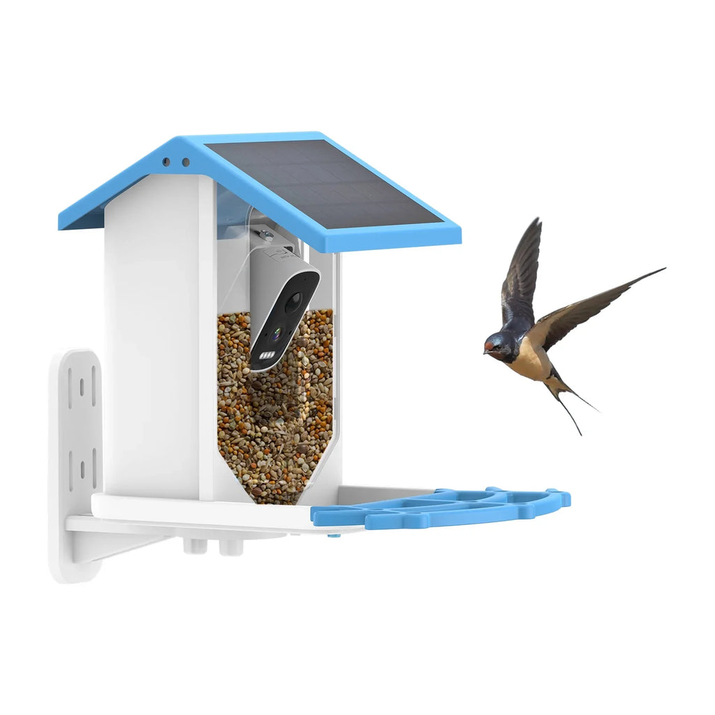 Nebublu camera,Feeder Feeder Auto Capture Videos Camera 1080p Vision Sizeolar Camera 1080p Real Camera Feeder Low Ip66 Waterproof Sizeolar Camera Feeder With Vision Camera