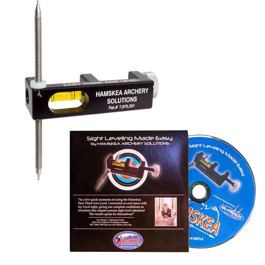 Hamskea 106001 Easy Third Axis Target Sizeight Level and Instructional DVD Combo