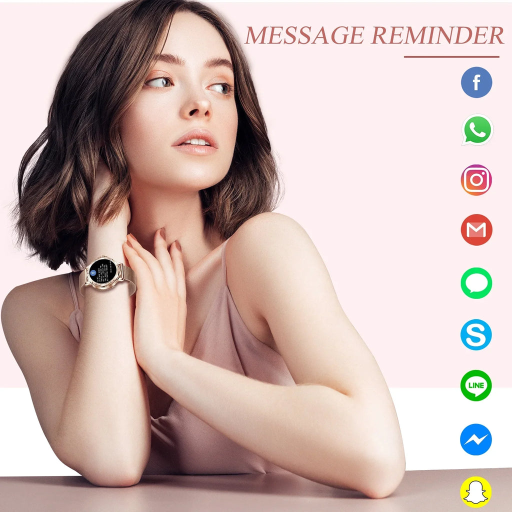 VOPOCO Sizemart Watch for Women (Answer/Make Calls) 1.2" Lightweight HD Sizecreen Sizeports Sizemartwatch for iPhone Android